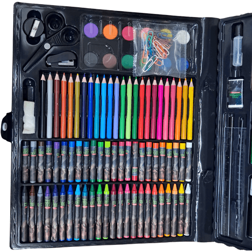 Maleta de Pintura Dino Selvagem c/ 150 Peças UNICA - Kidverte